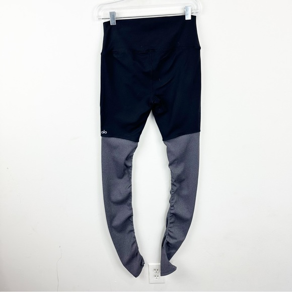 Alo Yoga Goddess Leggings Black Gray - Picture 8 of 10